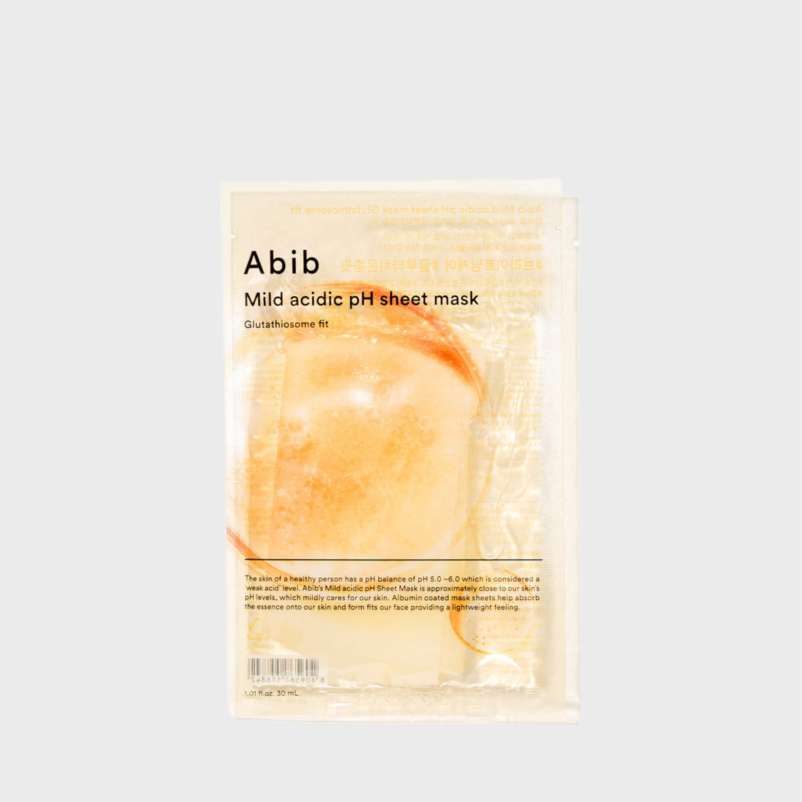 ABIB - Mild Acidic PH Sheet Mask Glutathiosome Fit