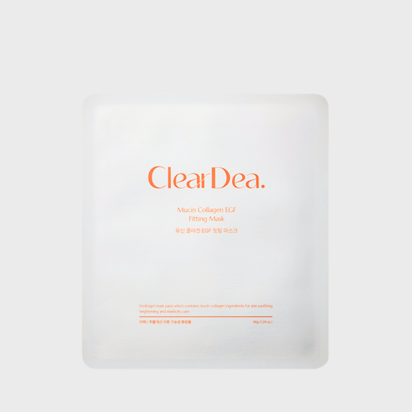 CLEARDEA - Mucin Collagen EGF Fitting Mask CLEARDEA - Mucin Collagen EGF Fitting Mask