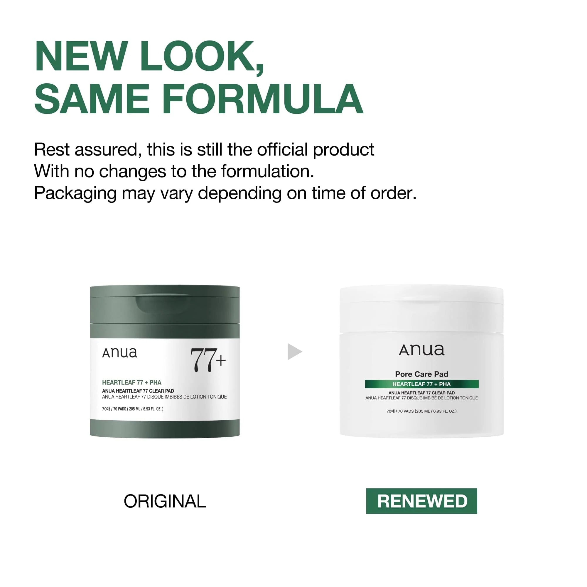 ANUA - Heartleaf 77% Clear Pad (70 pezzi)