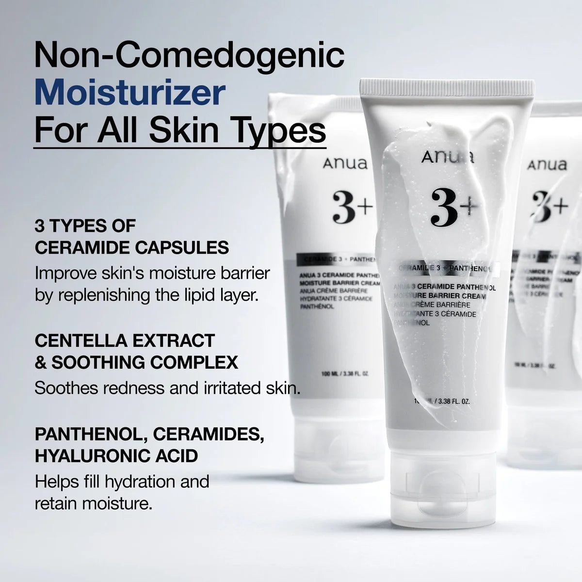 ANUA - 3 Ceramide Panthenol Moisture Barrier Cream 100ml