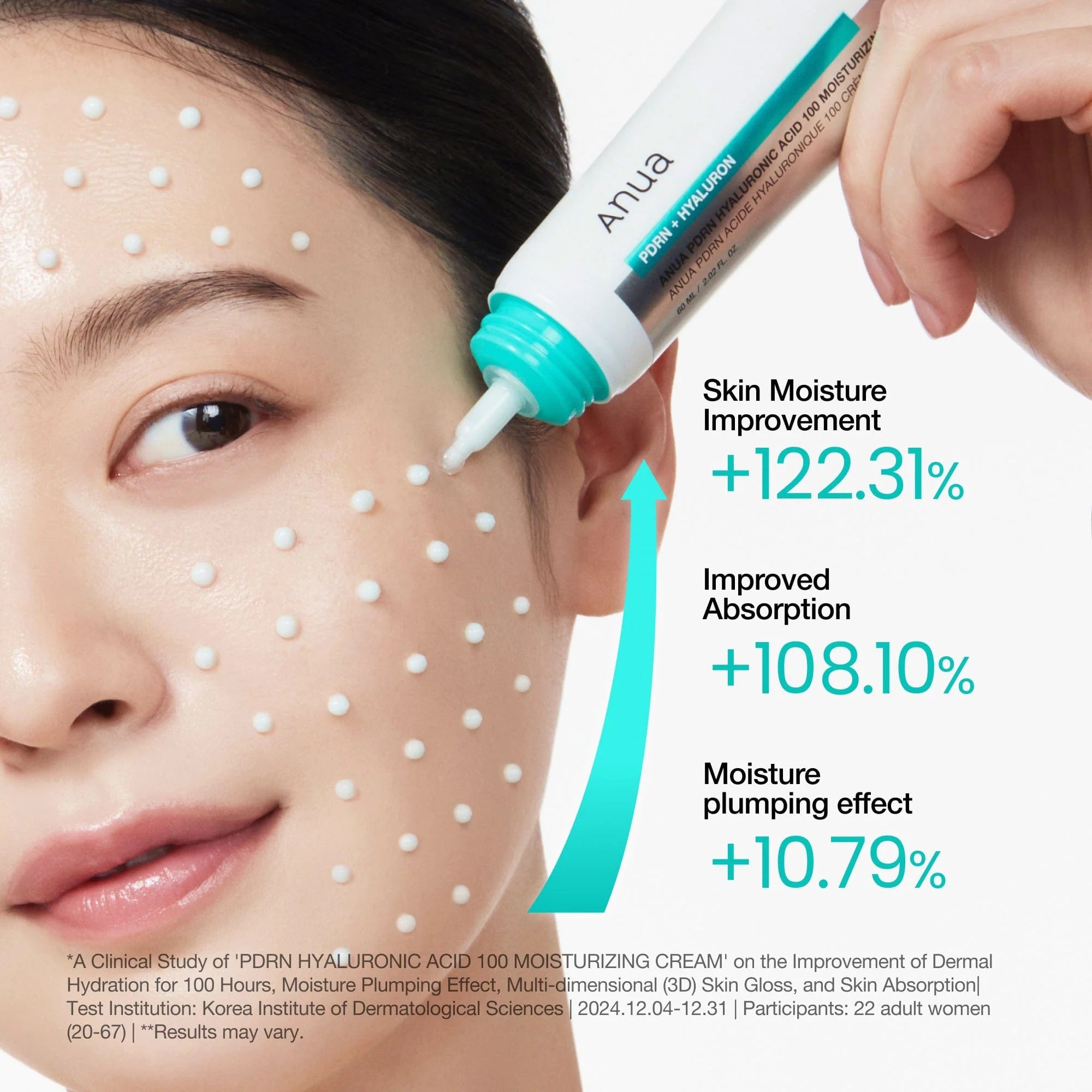 ANUA - PDRN Hyaluronic 100 Moisture Cream 60ml
