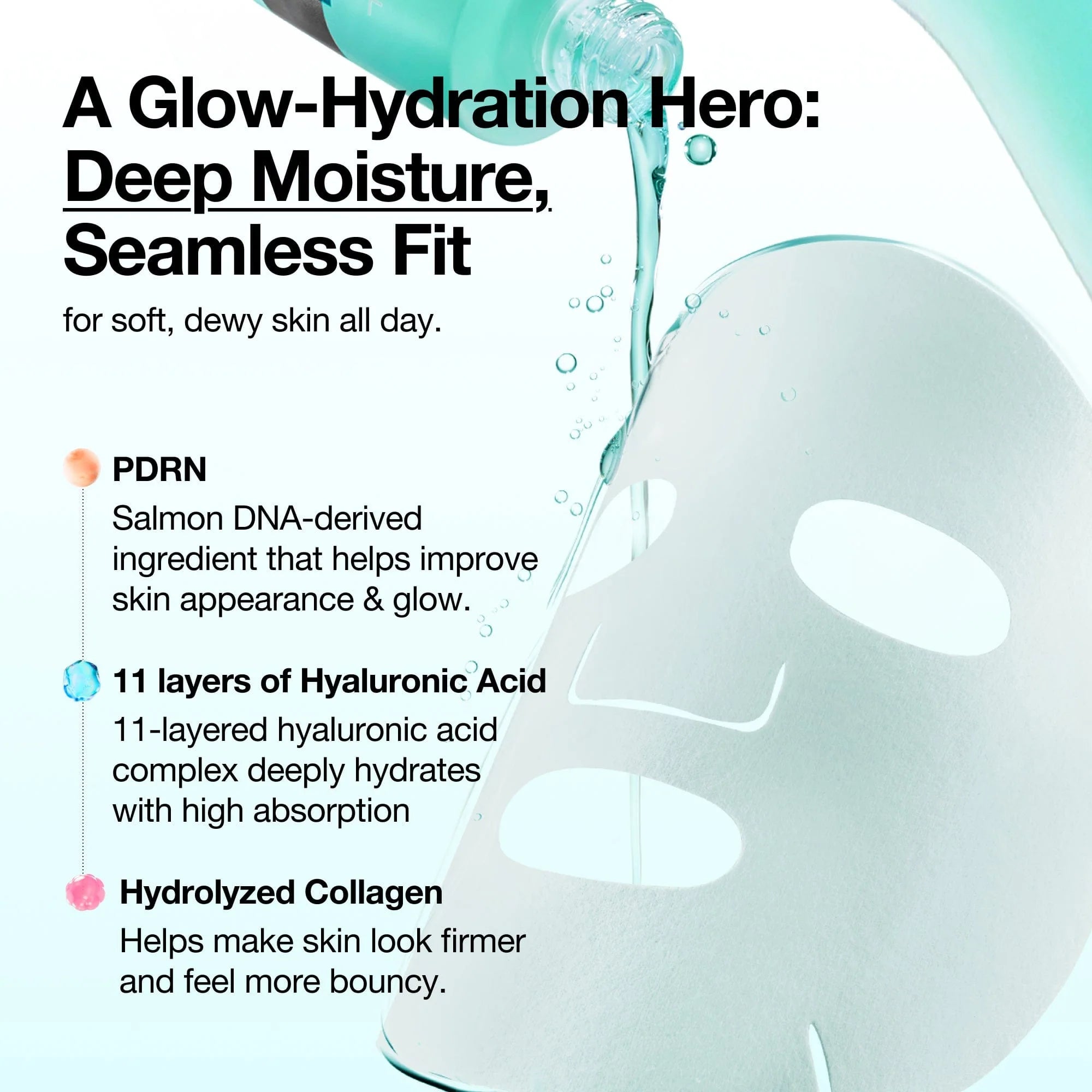 ANUA - PDRN Hyaluron 100 Serum Mask