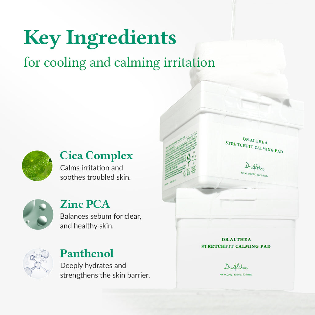 DR. ALTHEA - Stretchfit Calming Pad (50 sheets)