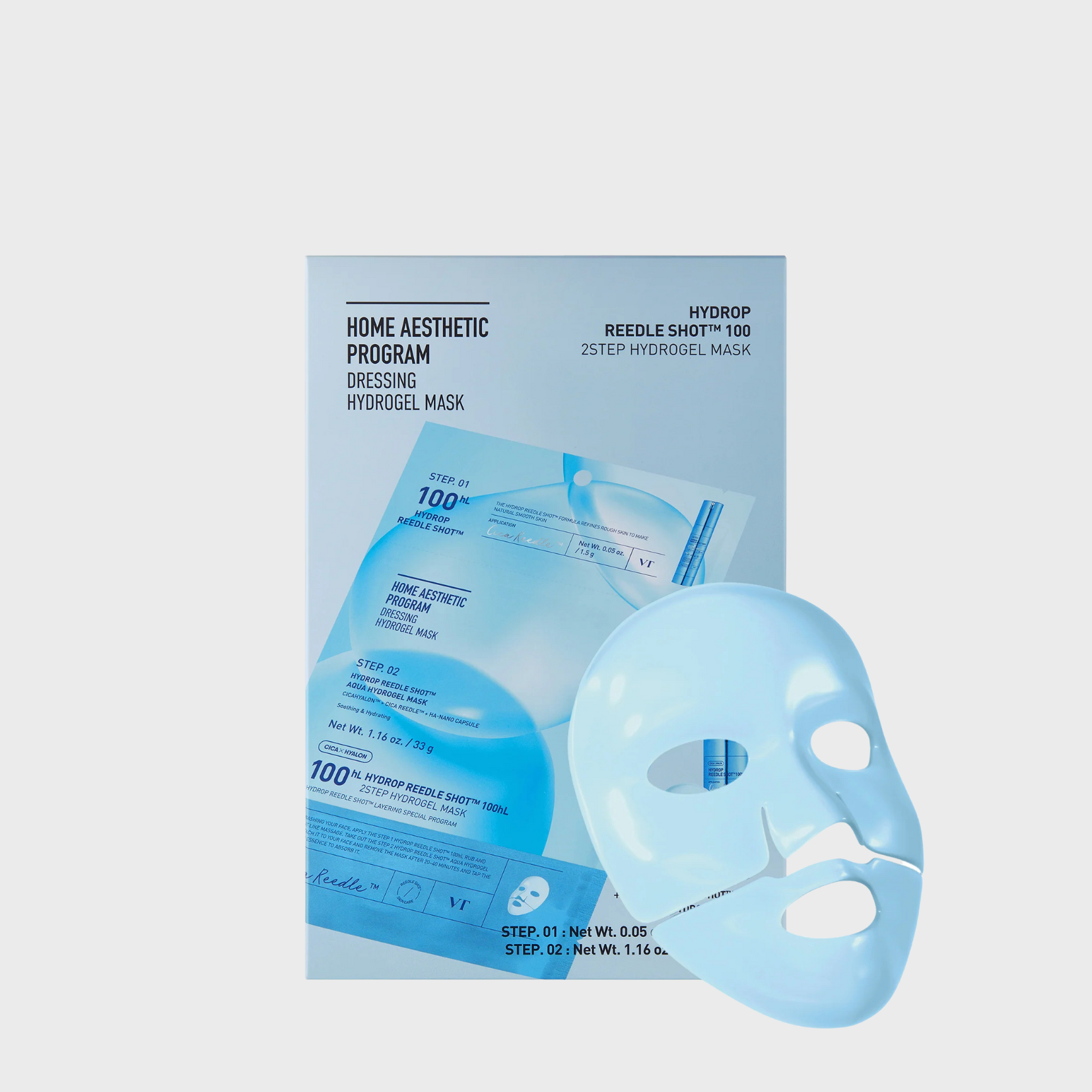 VT COSMETICS - Hydrop Reedle Shot 2 Step Mask